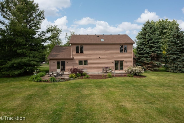 2803 Monterra Dr, Spring Grove, IL 60081 - back of house with a patio and a yard