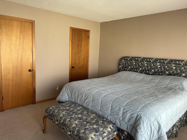 bedroom with carpet flooring