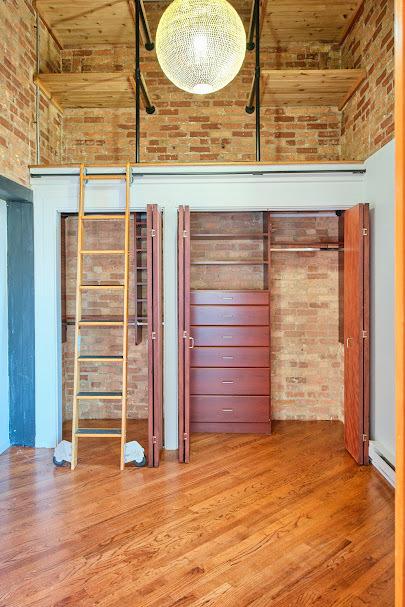 interior space with wood finished floors