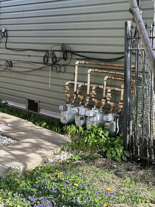 details with gas meter