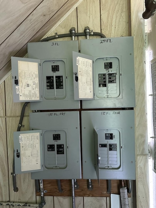 utility room featuring electric panel