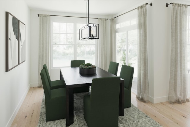 3 Harborside Way, Hawthorn Woods, IL 60047 - dining room with light wood-style floors and a chandelier