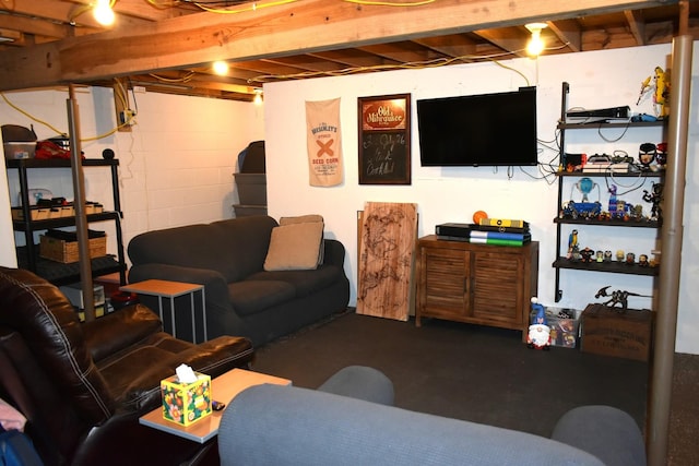 view of living area