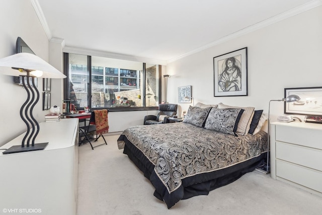 1555 N Sandburg Ter Unit 115K, Chicago, IL 60610 - carpeted bedroom with ornamental molding