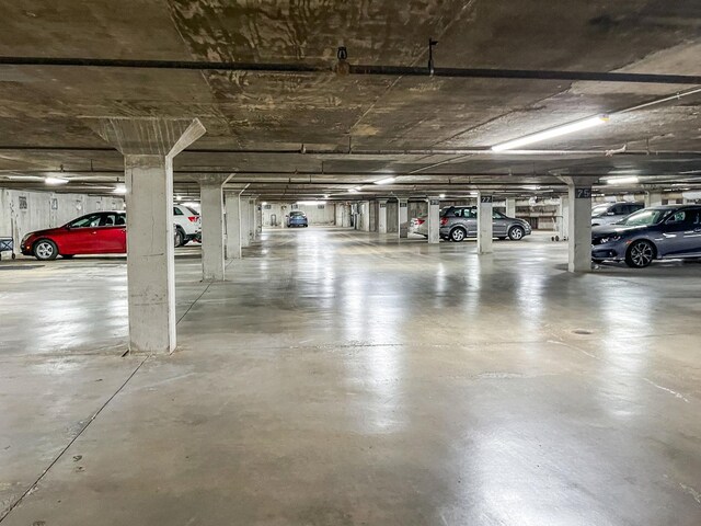 view of parking deck