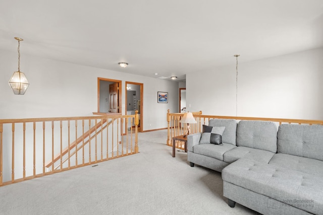 486 Devonaire Pkwy, Dekalb, IL 60115 - carpeted living area featuring baseboards