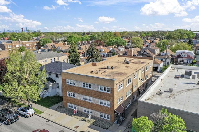 5927 W Addison St Unit 2D, Chicago, IL 60634 - aerial perspective of suburban area