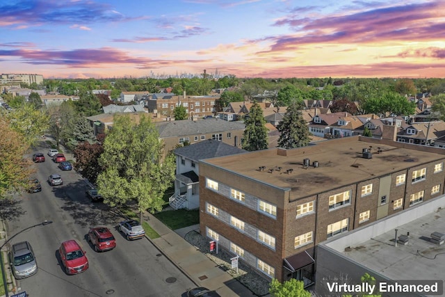 5927 W Addison St Unit 2D, Chicago, IL 60634 - aerial view of residential area