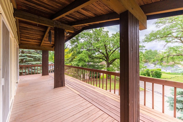 609 Moss Pl, Dixon, IL 61021 - view of wooden terrace