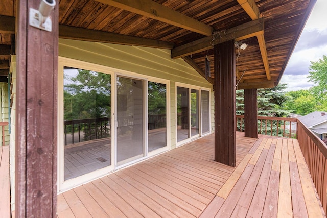 609 Moss Pl, Dixon, IL 61021 - view of wooden terrace