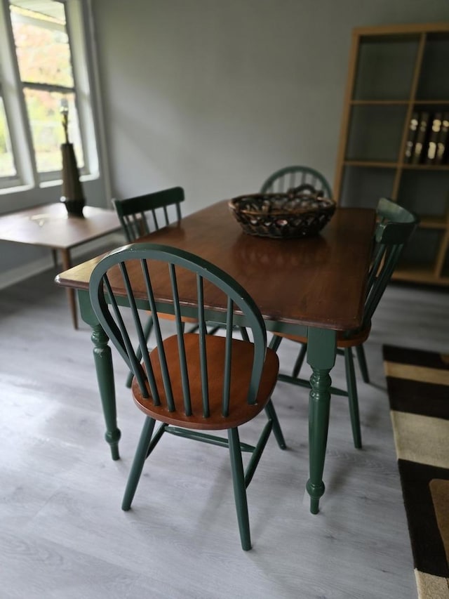 dining room featuring wood finished floors