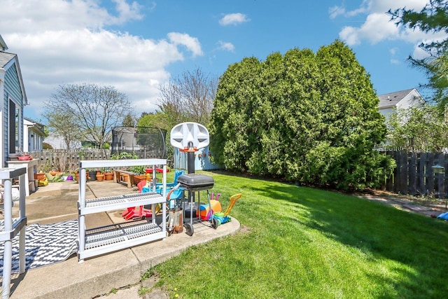 1462 Belle Haven Dr, Grayslake, IL 60030 - view of yard featuring a trampoline