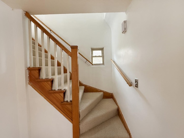 1714 W Beverly Glen Pkwy, Chicago, IL 60643 - stairway with carpet floors and baseboards