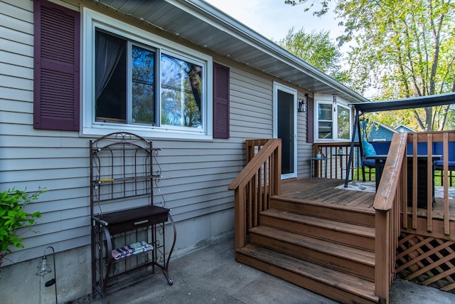 view of deck