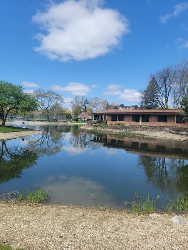 1106 S New Wilke Rd Unit 401, Arlington Heights, IL 60005 - exterior space with a water view