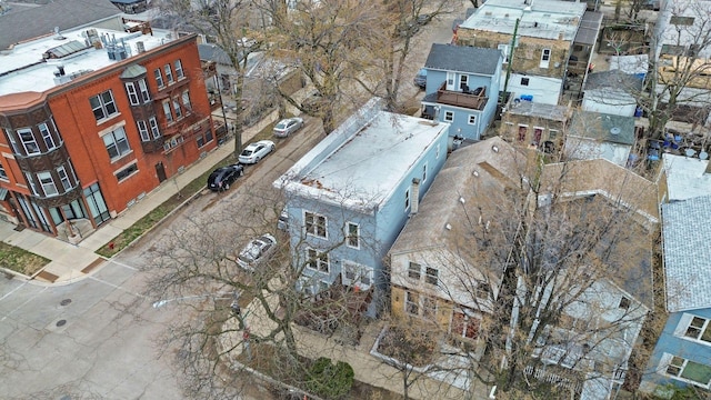 bird's eye view featuring a residential view