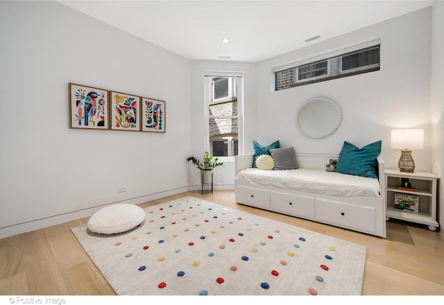 1833 W Evergreen Ave, Chicago, IL 60622 - bedroom featuring visible vents and wood finished floors