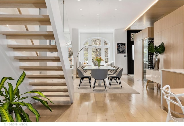 1833 W Evergreen Ave, Chicago, IL 60622 - interior space with stairs, recessed lighting, and light wood-type flooring