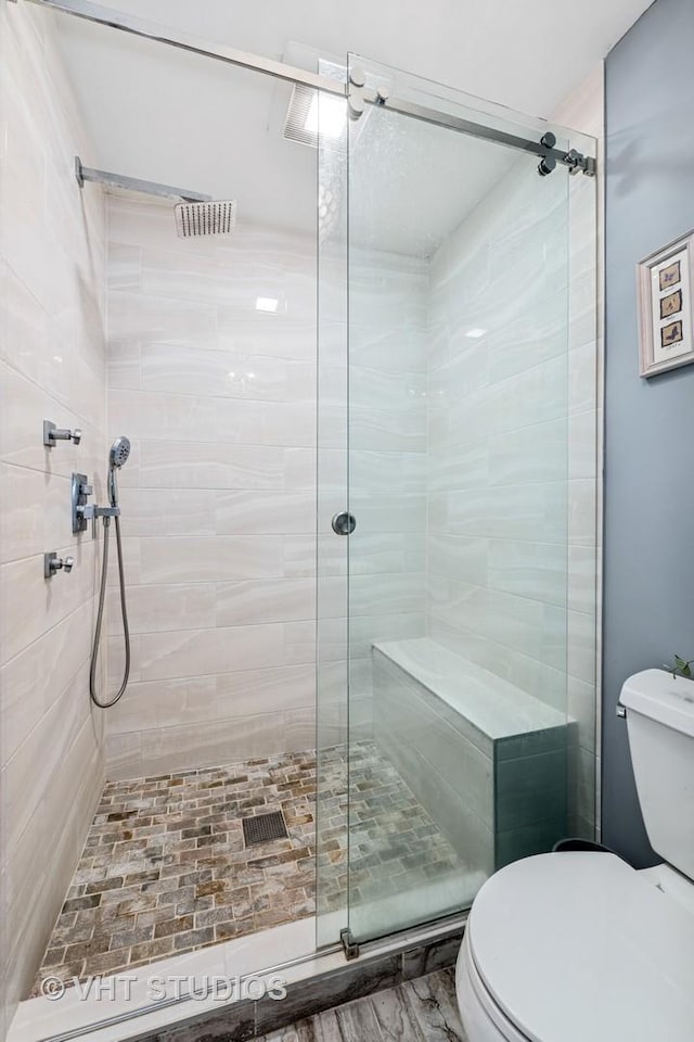 1352 N Knollwood Dr, Palatine, IL 60067 - full bath with toilet and a stall shower
