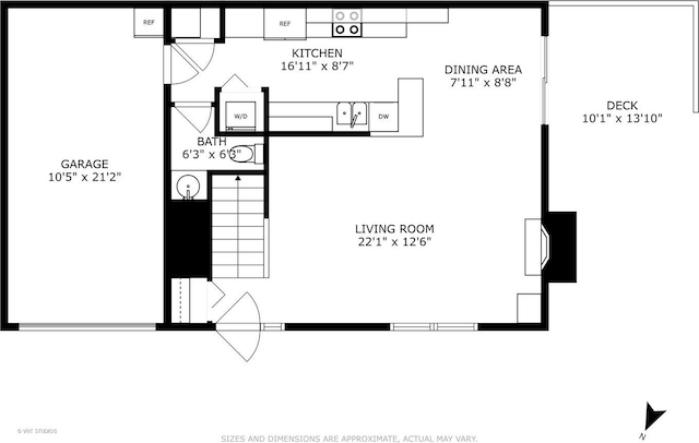 1352 N Knollwood Dr, Palatine, IL 60067 - floor plan / room layout
