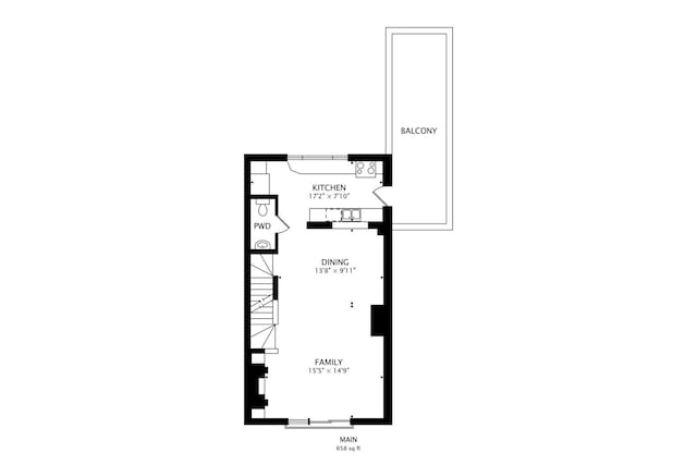 5350 N Damen Ave Unit F, Chicago, IL 60625 - view of layout
