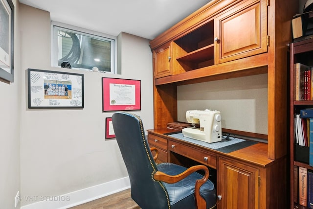 122 Logan Ave, Geneva, IL 60134 - office area with wood finished floors and baseboards