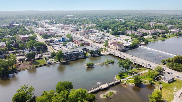 122 Logan Ave, Geneva, IL 60134 - bird's eye view of a notable bridge and a nearby body of water