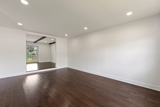 1100 Leicester Rd, Elk Grove Village, IL 60007 - spare room featuring recessed lighting and dark wood finished floors