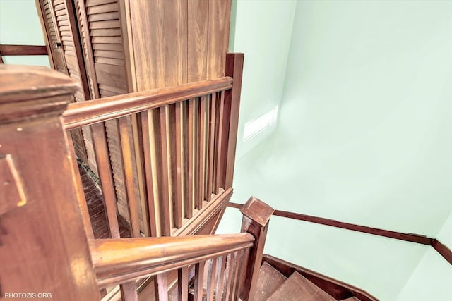 view of staircase