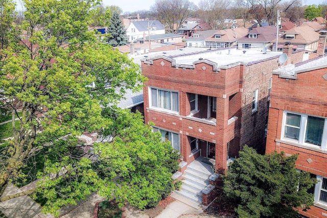 view of property with a residential view
