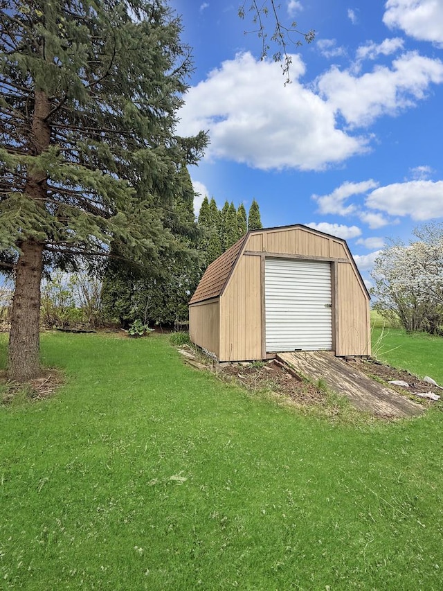 view of outbuilding with an outdoor structure
