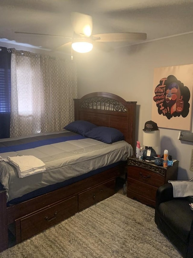 2345 185th Ct Unit 25, Lansing, IL 60438 - bedroom featuring ceiling fan