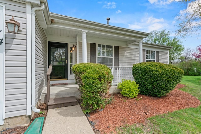 14 Mckinley Ln, Streamwood, IL 60107 - doorway to property with a porch