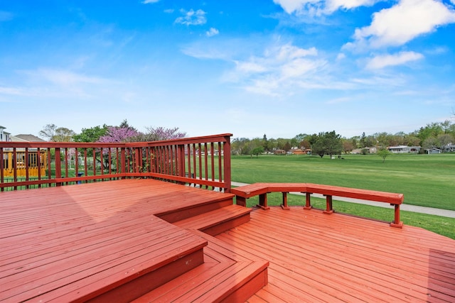 14 Mckinley Ln, Streamwood, IL 60107 - deck with a lawn