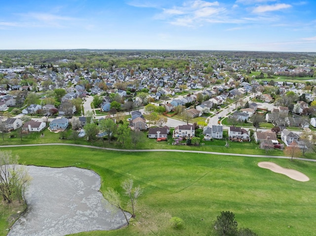 14 Mckinley Ln, Streamwood, IL 60107 - aerial view featuring a residential view and golf course view