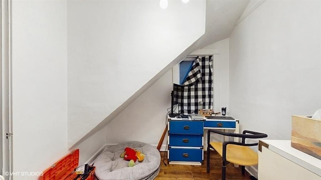 interior space featuring wood finished floors