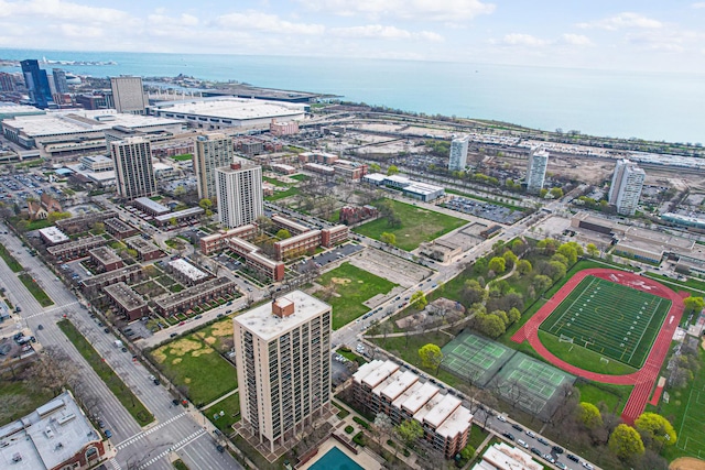 2901 S Michigan Ave Unit 1702, Chicago, IL 60616 - birds eye view of property featuring a view of city and a water view