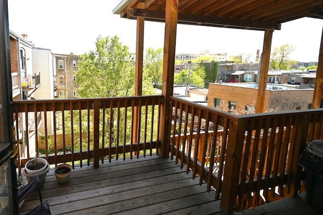 925 E 61st St Unit 3, Chicago, IL 60637 - view of deck