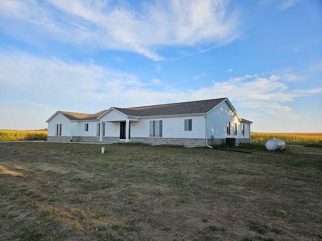4150 W Church Rd, Beecher, IL 60401 - view of front of house featuring central AC