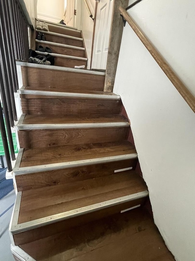 view of stairs