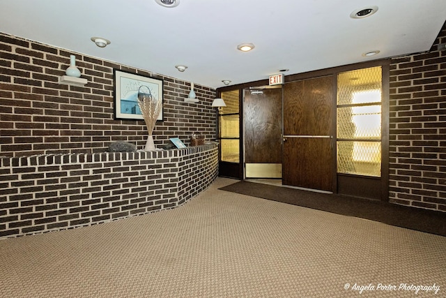 view of reception