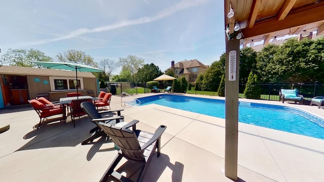 1938 Keim Dr, Wheaton, IL 60189 - view of pool with fence and a patio area