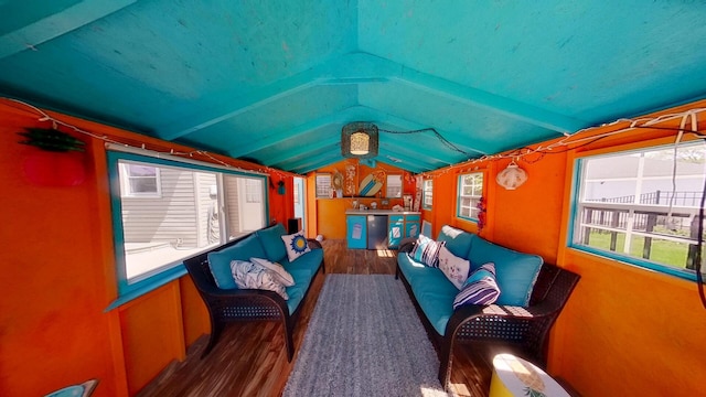 1938 Keim Dr, Wheaton, IL 60189 - sitting room with vaulted ceiling and wood finished floors