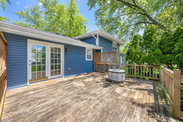 28W521 Donald Ave, West Chicago, IL 60185 - view of wooden terrace