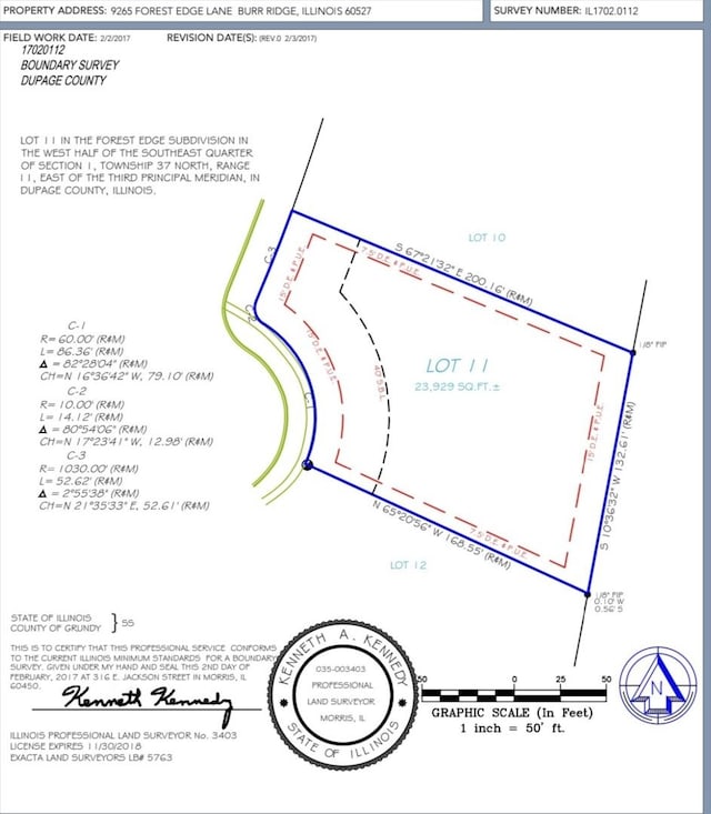 9265 Forest Edge Dr, Burr Ridge IL, 60527 land for sale