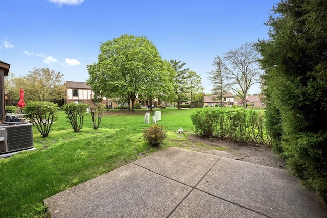 3038 Ashton Ct, Westchester, IL 60154 - view of yard with a patio and central AC