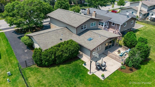 6561 Dunham Rd, Downers Grove, IL 60515 - view from above of property