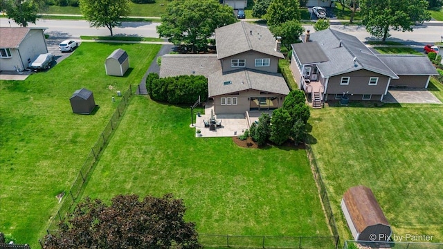 6561 Dunham Rd, Downers Grove, IL 60515 - aerial perspective of suburban area