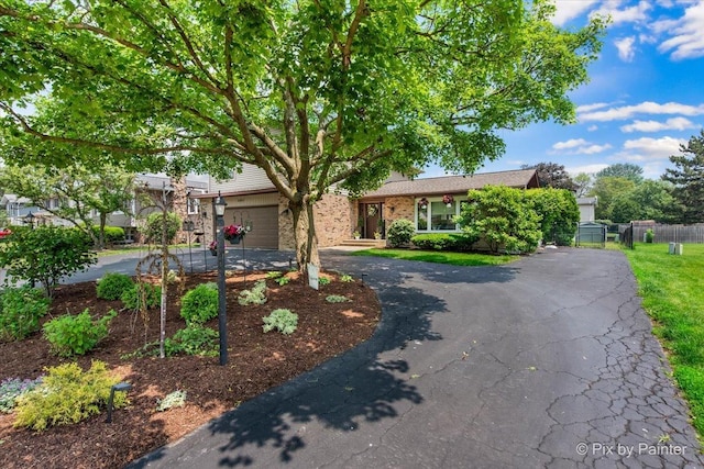 6561 Dunham Rd, Downers Grove, IL 60515 - view of front facade featuring driveway and a garage