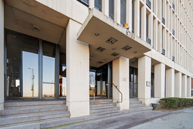 6700 S S Shore Dr Unit 10J, Chicago, IL 60649 - view of exterior entry with visible vents